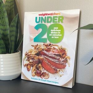 Weight Watchers Under 20 Cookbook — White & Green Cover